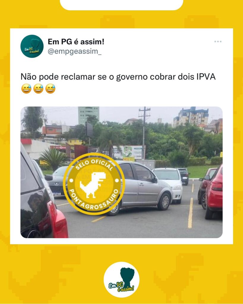 estacionou bem certinho