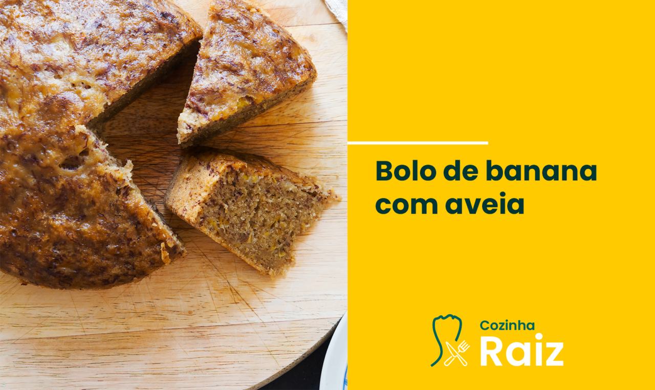 Quem aí gosta de bolo de banana? Confira essa receita!