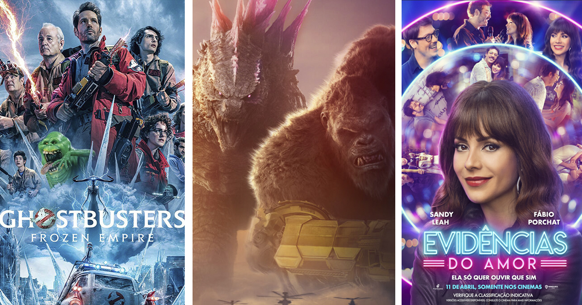 Ghostbusters, Godzilla e Kong, Evidências do Amor e mais: Confira a programação dessa semana: