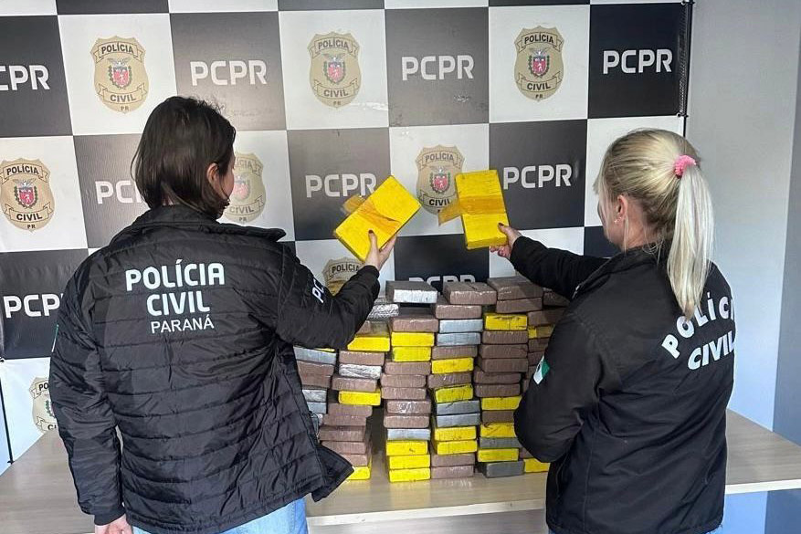 PCPR e PRF apreendem 154 quilos de cocaína em Cascavel