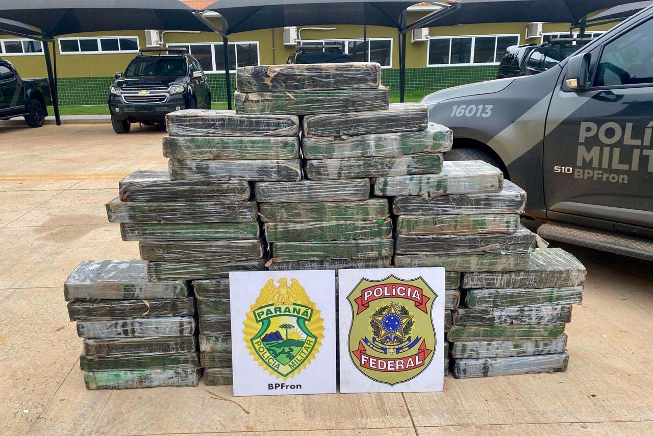 Operação Protetor: polícia apreende 1.350 kg de maconha no Paraná