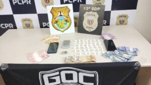 Casal é preso por tráfico de drogas em ação conjunta da PCPR e GCM em Ponta Grossa