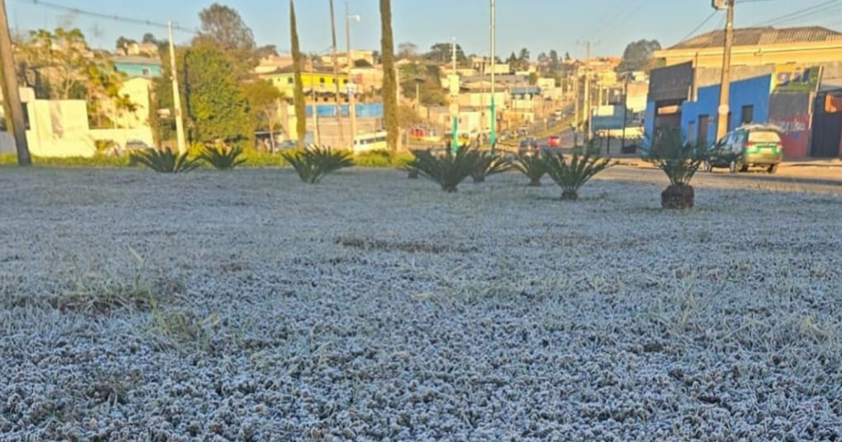 Ponta Grossa registra a temperatura mais fria do ano nesta terça (13)