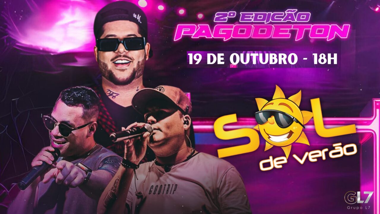 Sol de Verão apresenta show nacional de sambanejo no próximo sábado (19)