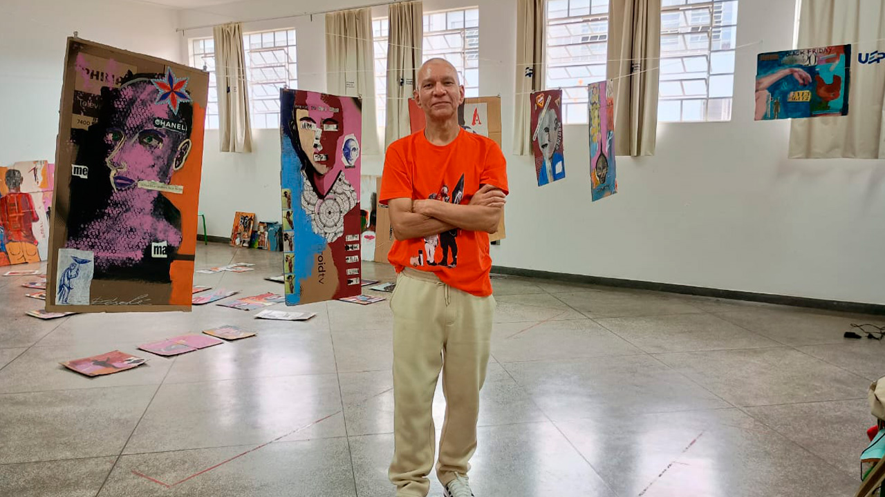 Artista expõe “Papel do Tempo” no curso de Artes da UEPG