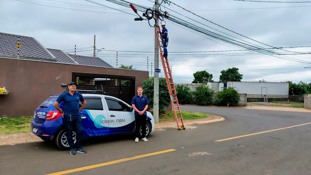 Orion Fibra amplia cobertura em Ponta Grossa com internet de alta qualidade, tecnologia avançada e planos a partir de R$ 89,90