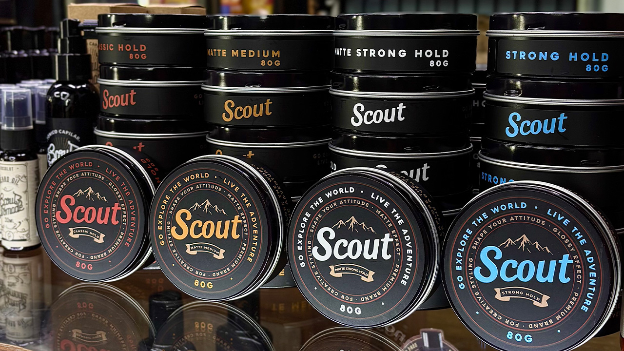 Barbearia Gutierrez une tradição e inovação com linha completa de produtos Scout