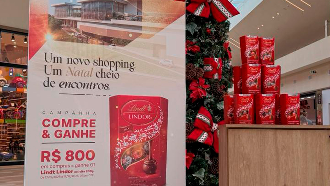 Plaza Campos Gerais tem campanha Compre & Ganhe com trufas Lindt até sexta (19)