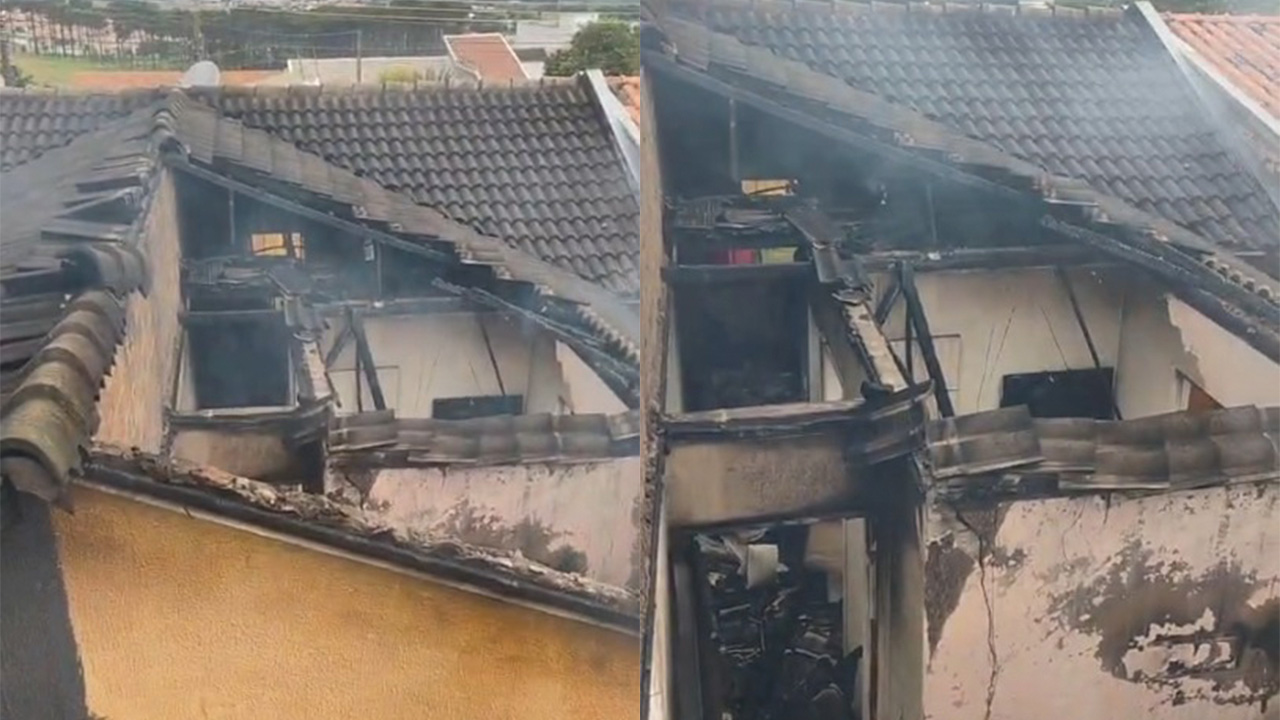 Incêndio atinge casa no Parque dos Pinheiros e família pede ajuda para reparos