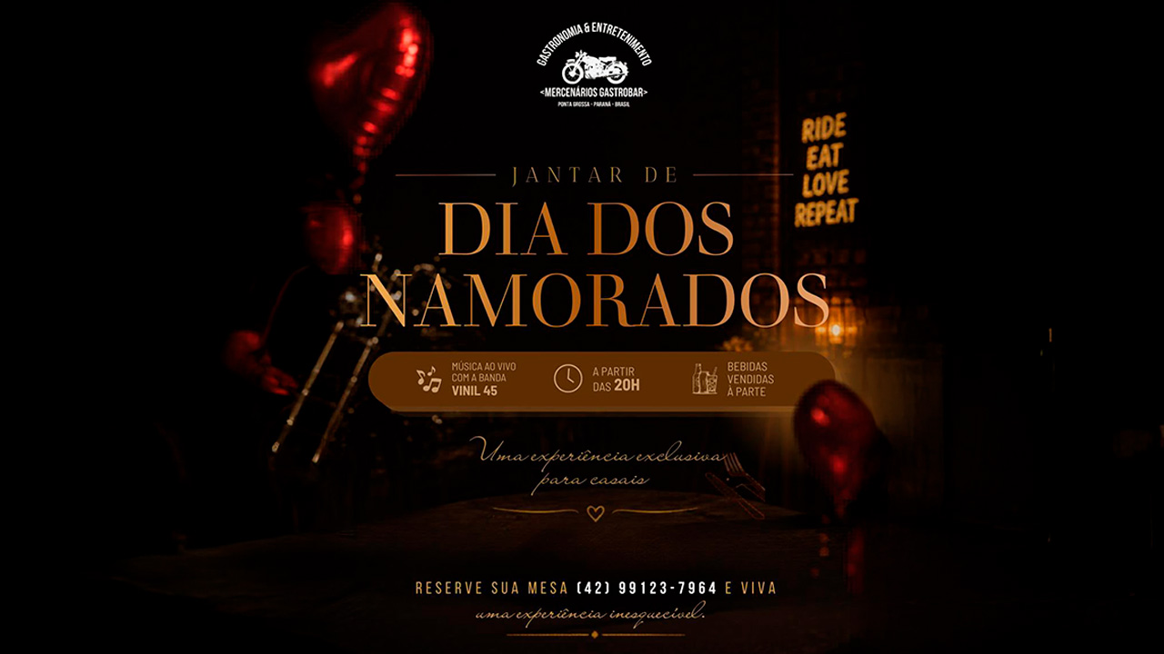 Ainda sem planos? Mercenários terá experiência exclusiva para casais no Dia dos Namorados