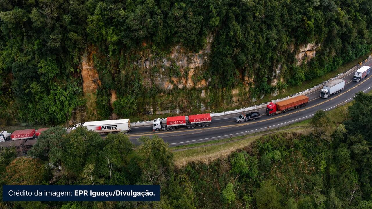 Obras na BR-277 terão sistema Pare e Siga na Serra da Esperança a partir de 27 de julho