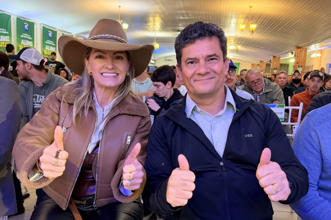 Em Castro, Aline Sleutjes lança candidatura à Câmara e reúne Moro, Deltan, Júlio Küller e lideranças e amigos dos Campos Gerais