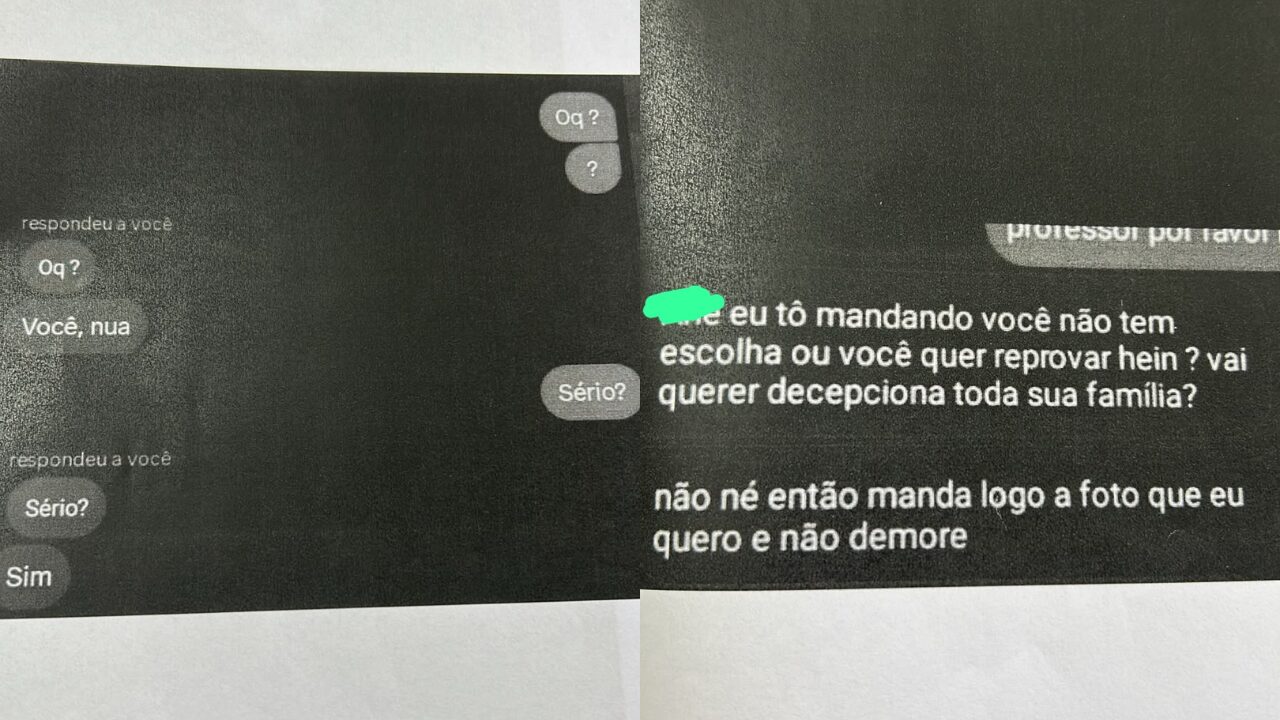 Ex-professor é investigado por pedir fotos nuas de aluna de 15 anos em Ponta Grossa
