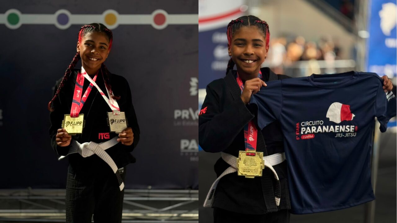 Atleta de Ponta Grossa conquista ouro em etapa do Circuito Paranaense de Jiu-Jitsu