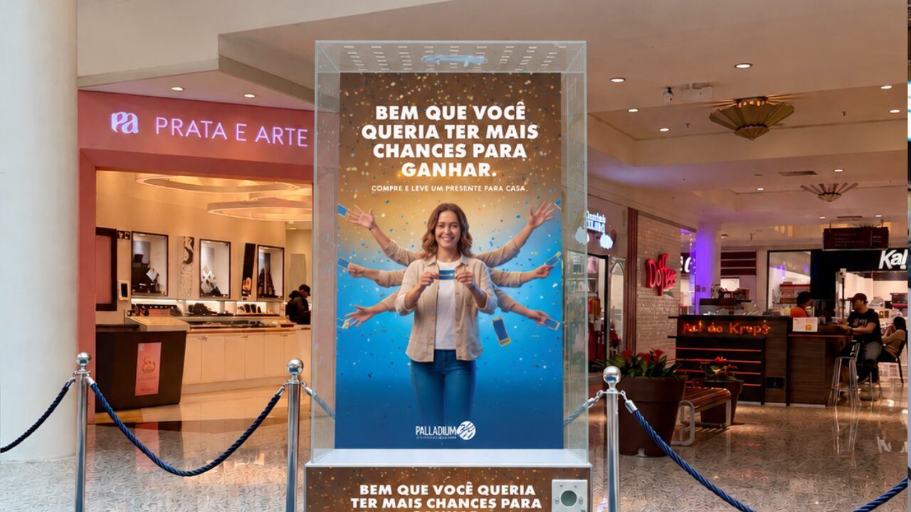 Palladium Ponta Grossa celebra Dia do Cliente com Cabine de Prêmios