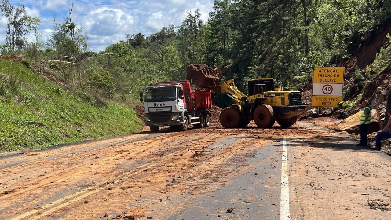 Chuvas e obras interditam trechos de rodovias estaduais no Paraná